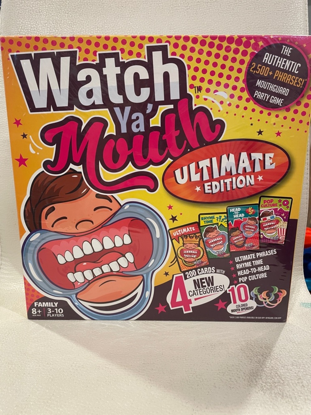 Watch Ya' Mouth Ultimate Edition Party Game - Sealed New Kids Teens Play Present